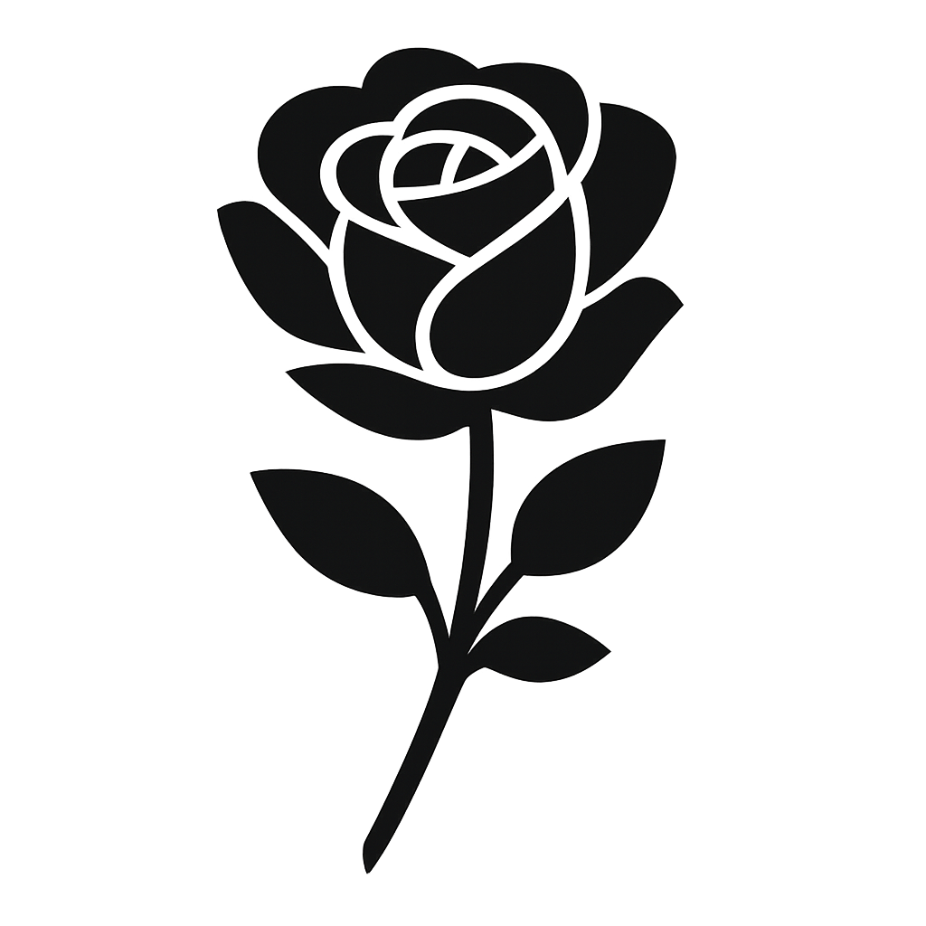 Rosa Moderna Silhouette
