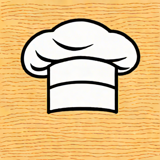 Silhouette Adesivo Cappello da Chef
