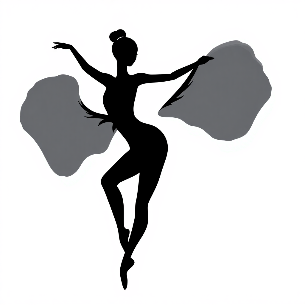 Sticker Ballerina in Posa