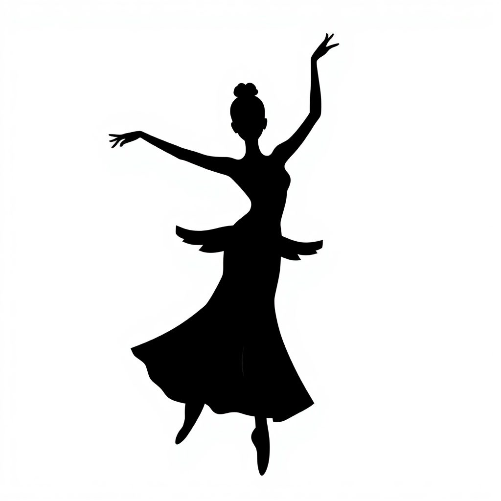 Sticker Ballerina in Posa
