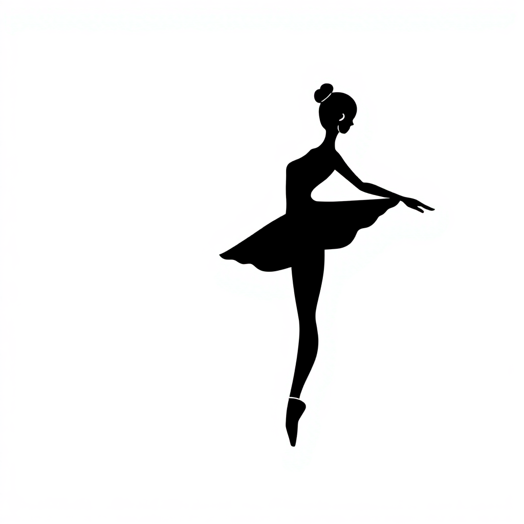 Adesivo Ballerina in Posa