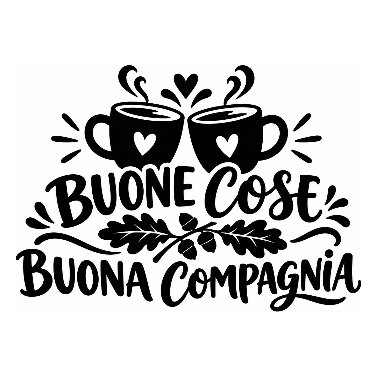 Adesivo cucina - Buone cose, buona compagnia