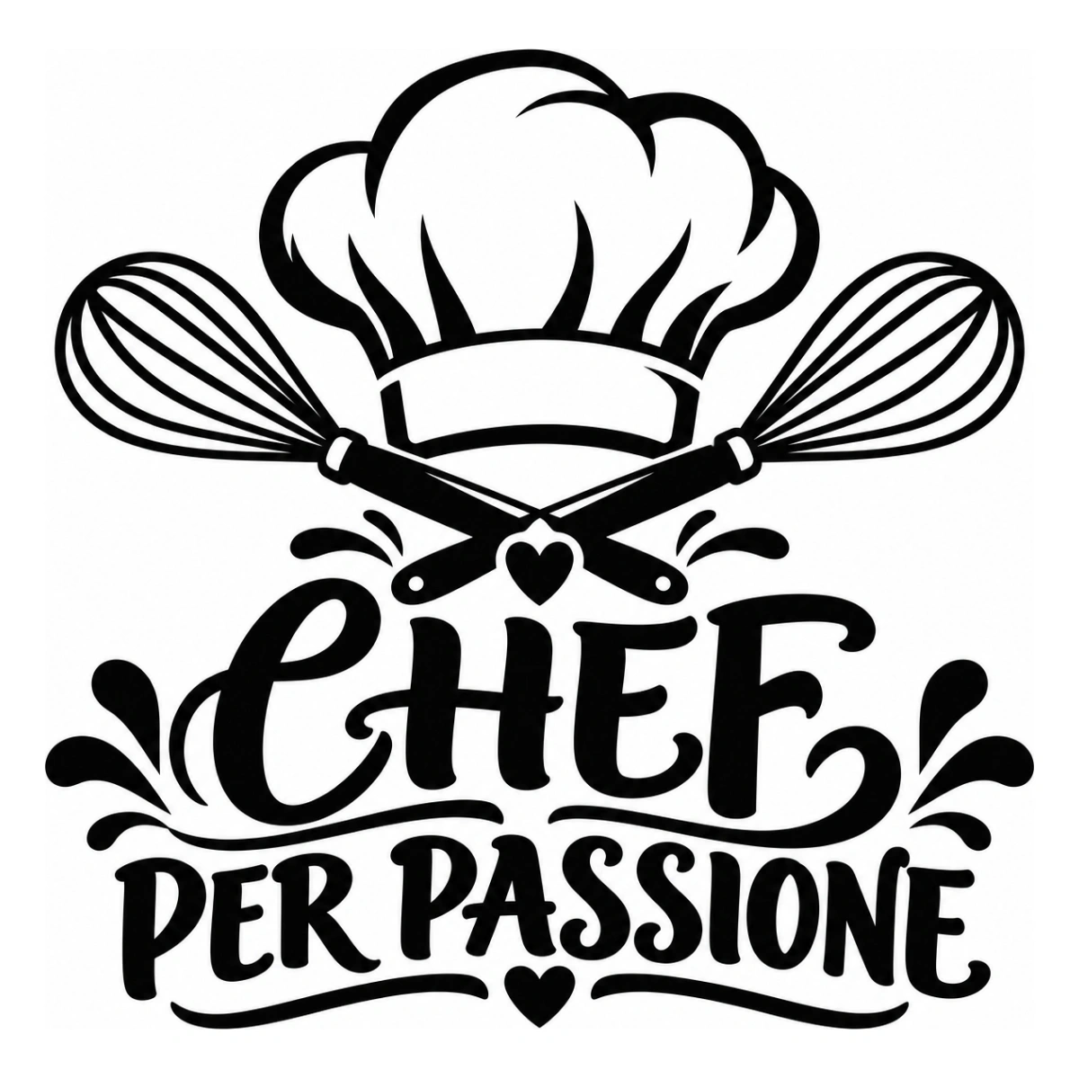 Adesivo cucina - Chef per passione