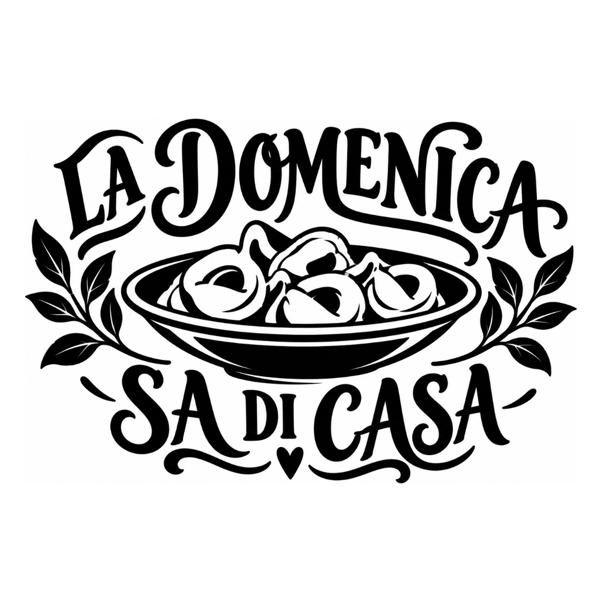 Adesivo cucina - La domenica sa di casa