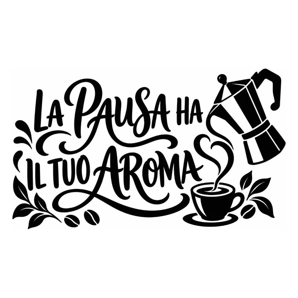 Adesivo cucina - La pausa ha il tuo aroma
