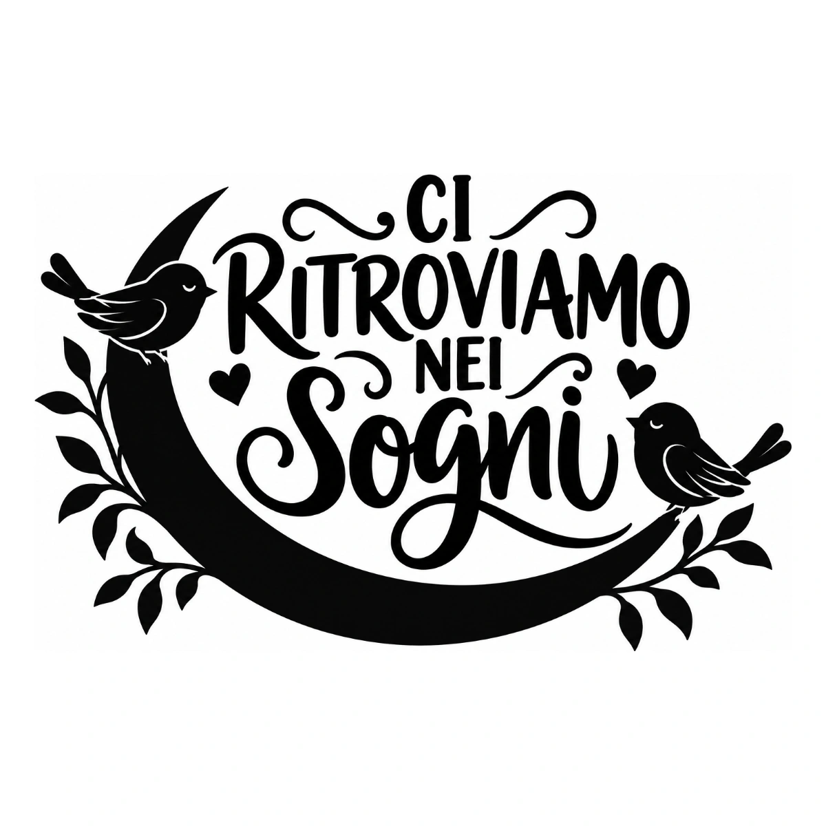 Adesivo camera da letto - Ci ritroviamo nei sogni