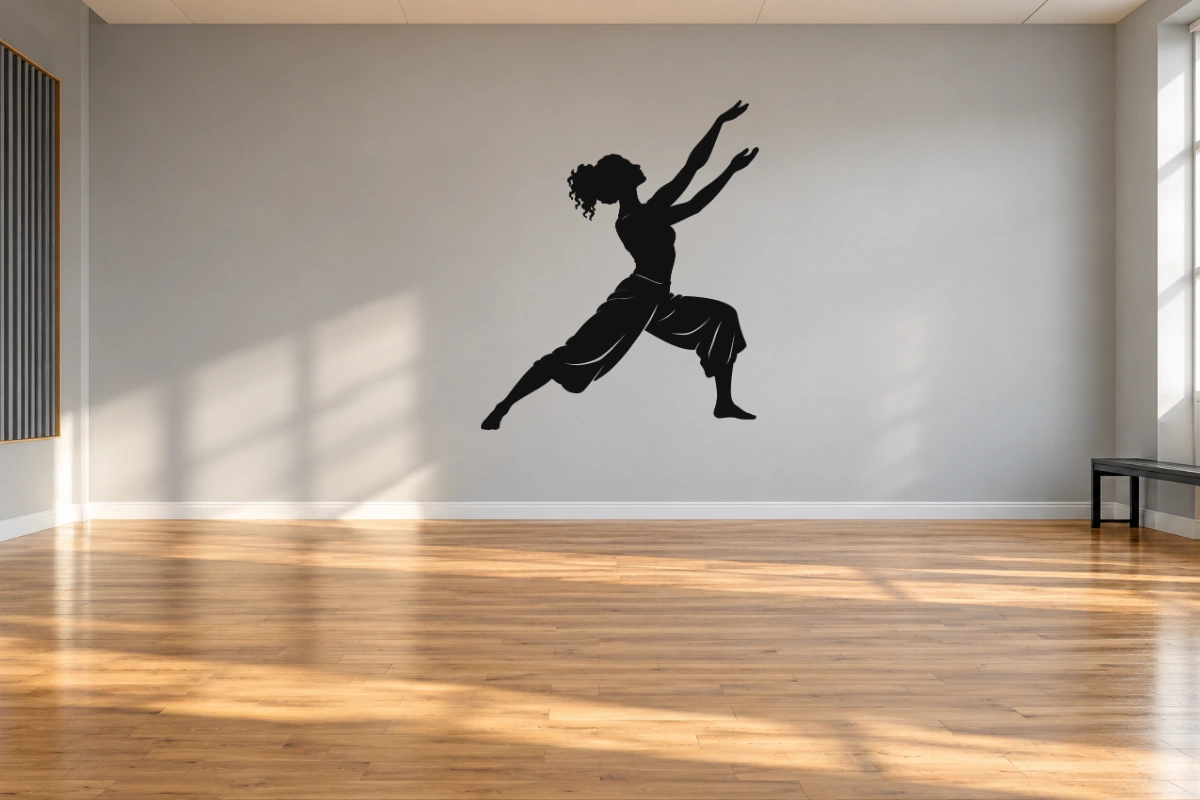 Slancio contemporaneo - stesso adesivo in sala da ballo; scala indicativa, arredi esclusi