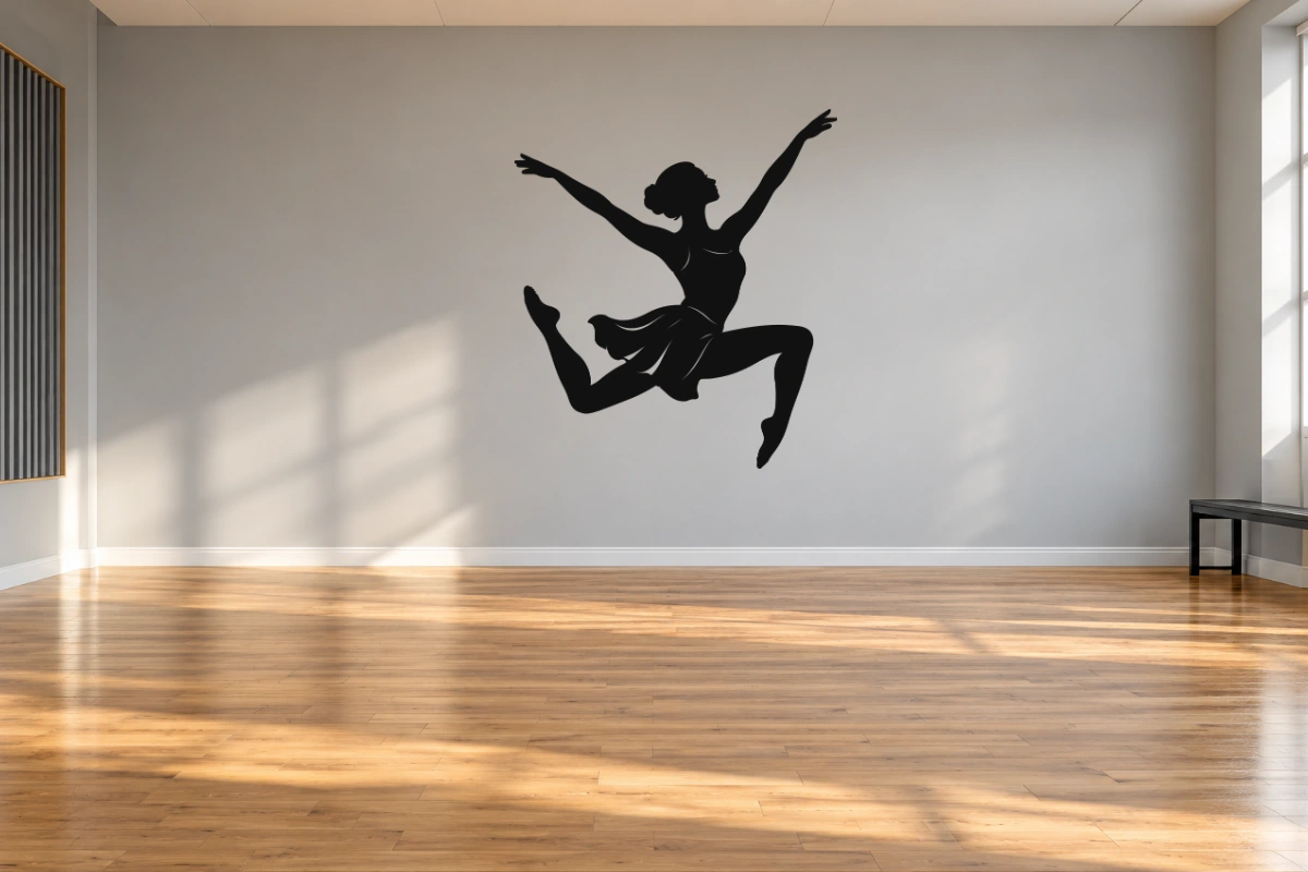 Salto raccolto - stesso adesivo in sala da ballo; scala indicativa, arredi esclusi