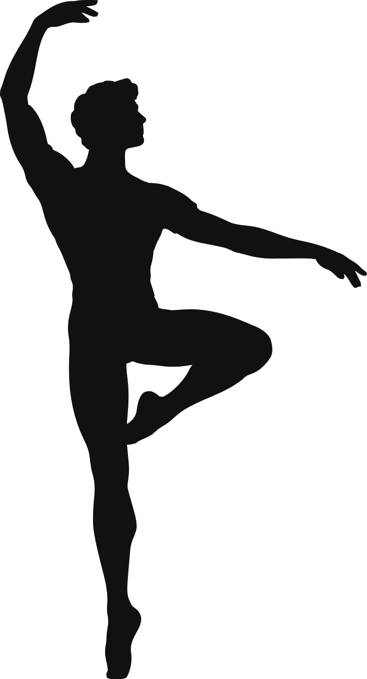 Equilibrio maschile - immagine del disegno monocolore