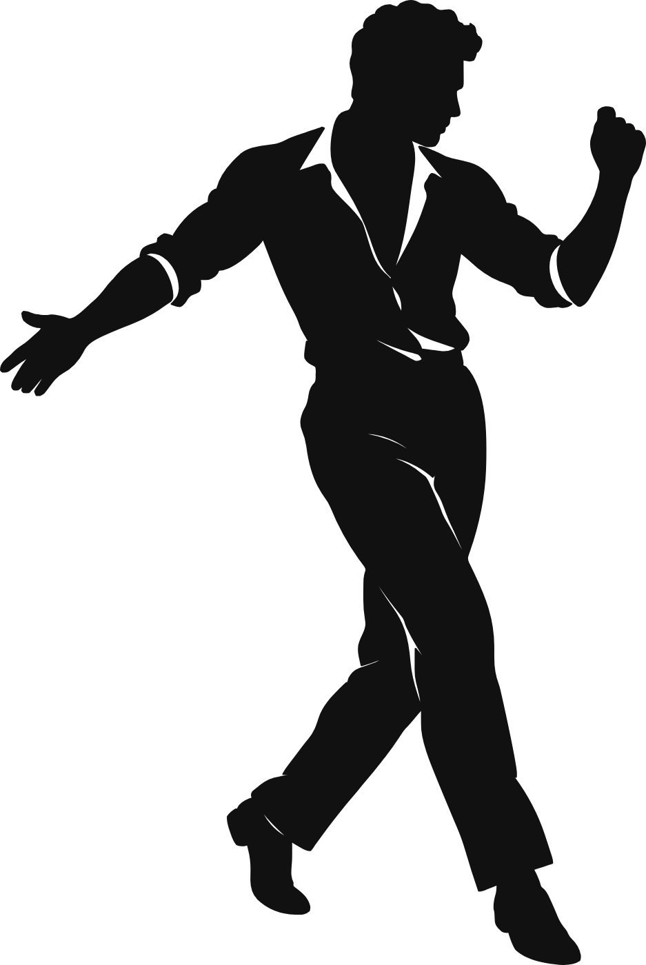 Passo salsa - immagine del disegno monocolore