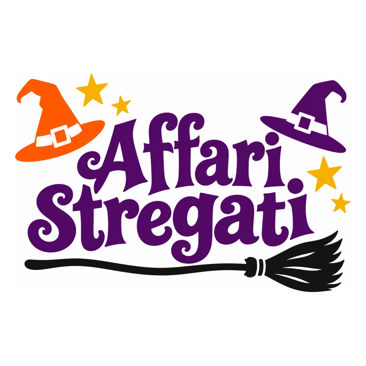 Vetrofania Halloween multicolore - Affari stregati