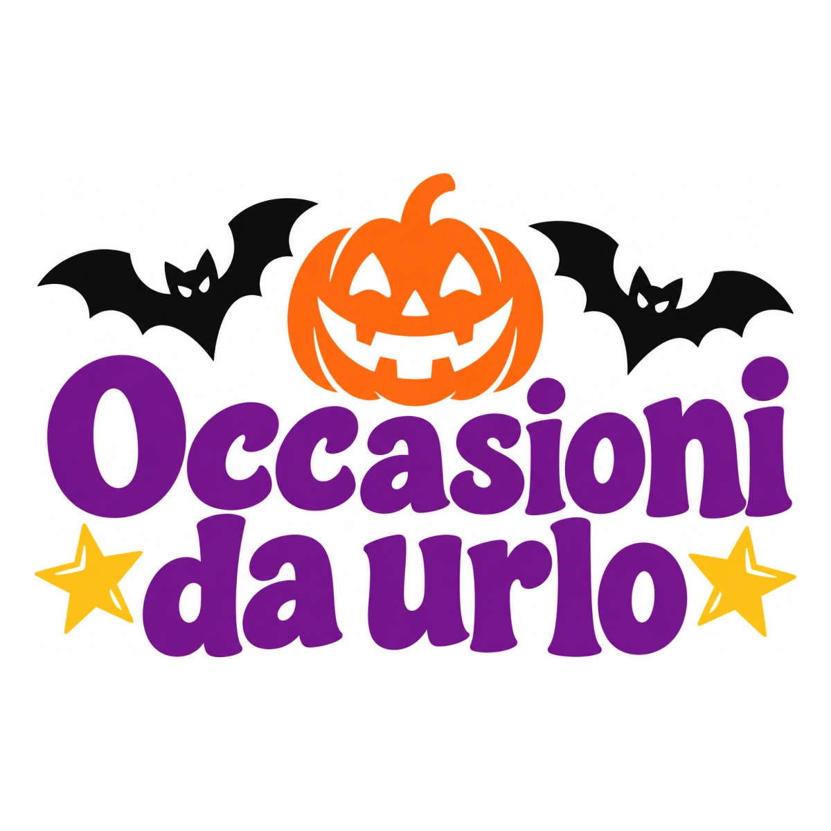 Vetrofania Halloween multicolore - Occasioni da urlo