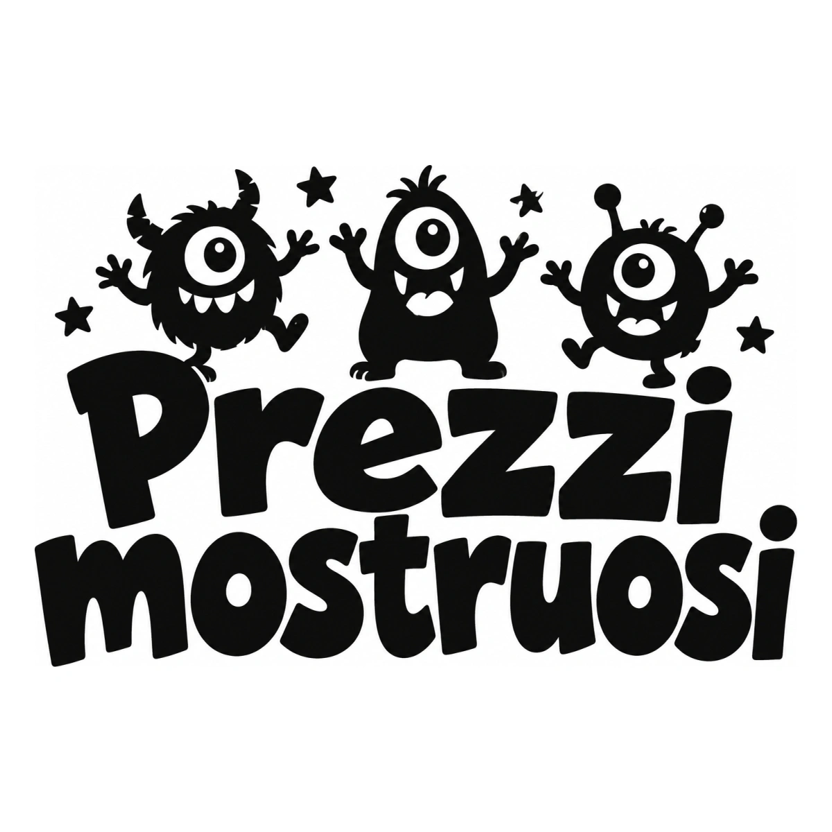 Vetrofania Halloween nera - Prezzi mostruosi