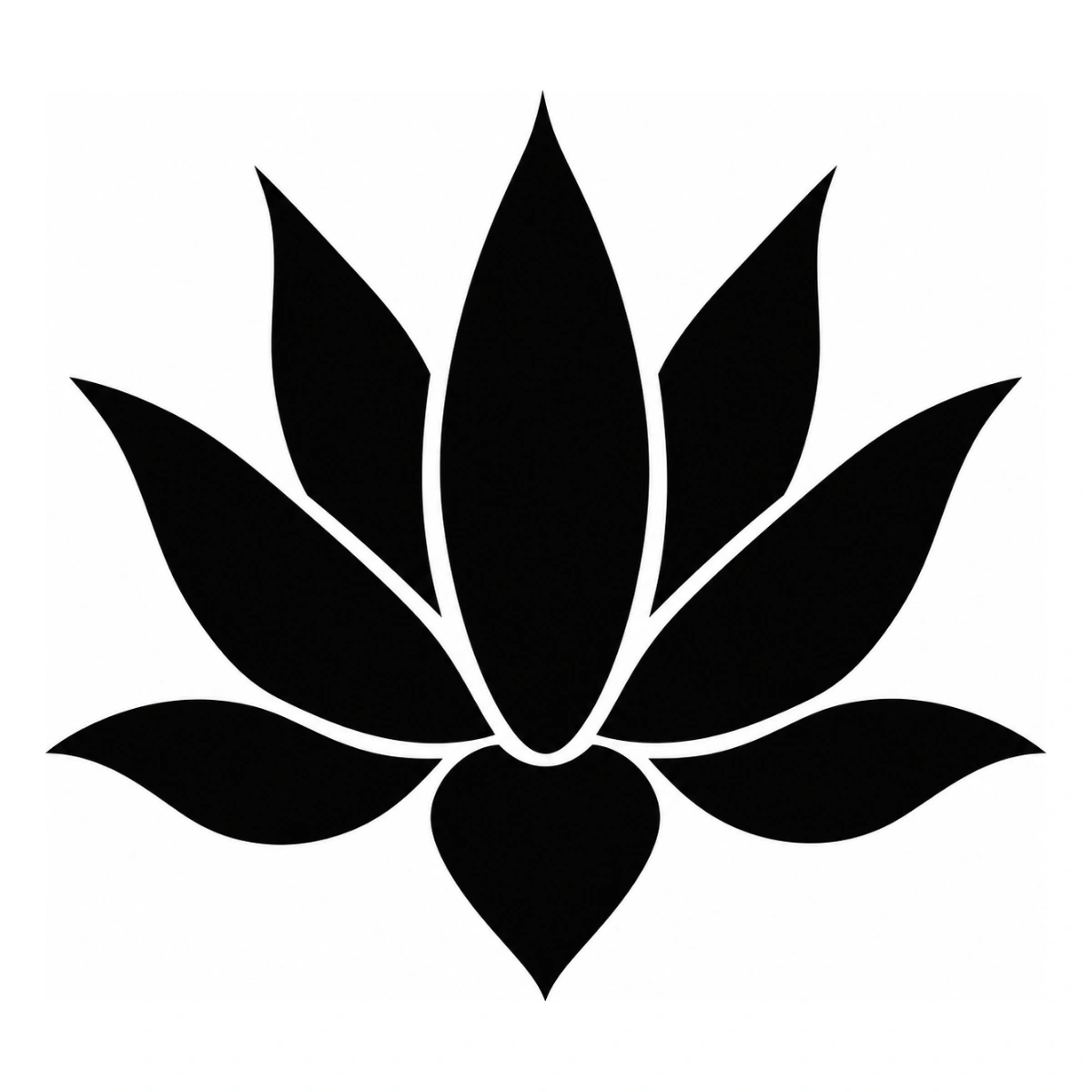 Agave grafica - disegno adesivo monocolore
