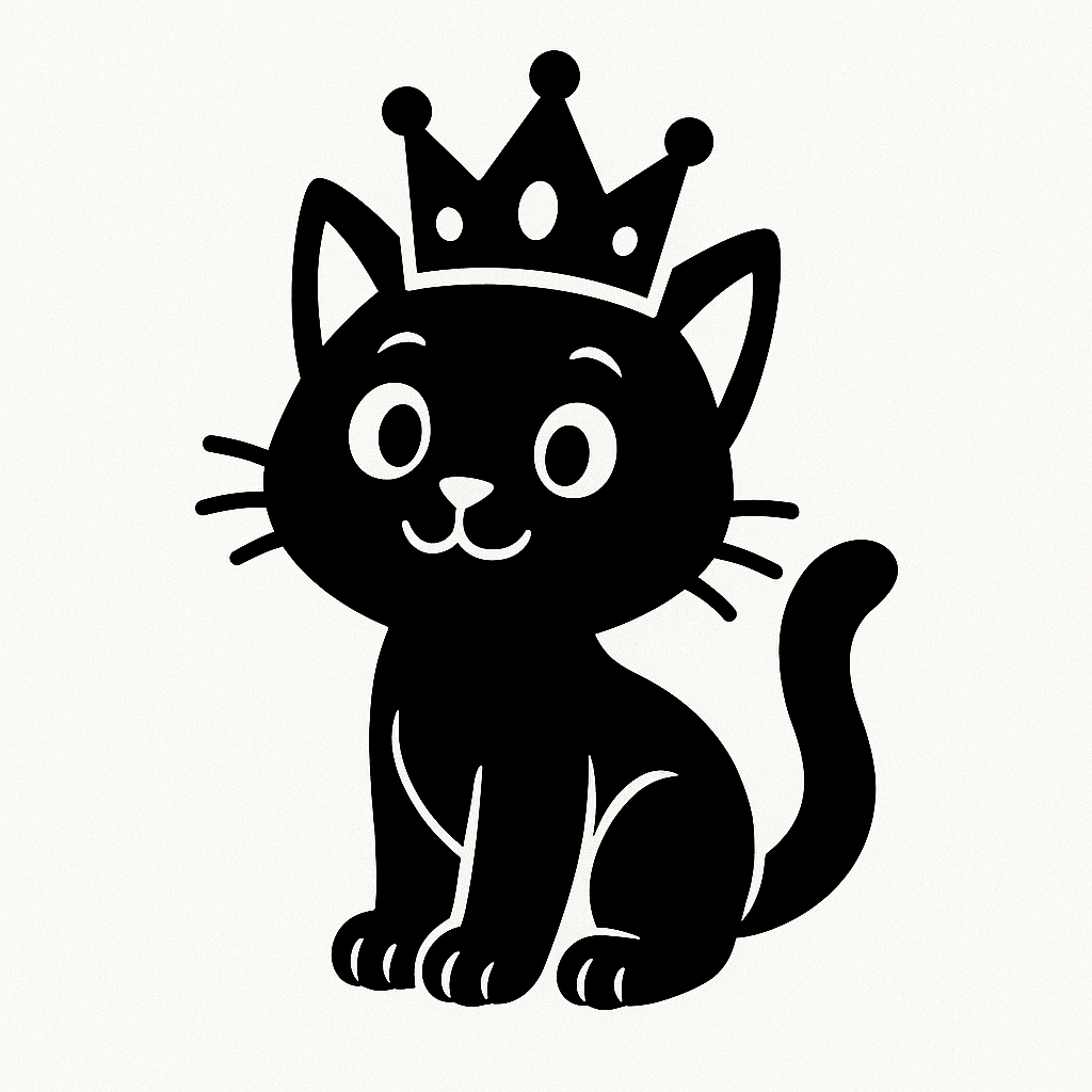 Gatto Reale Adesivo