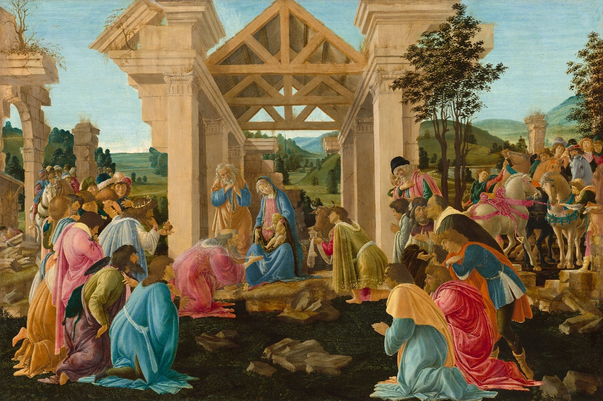 Adorazione dei Magi - Sandro Botticelli | Riproduzione su tela
