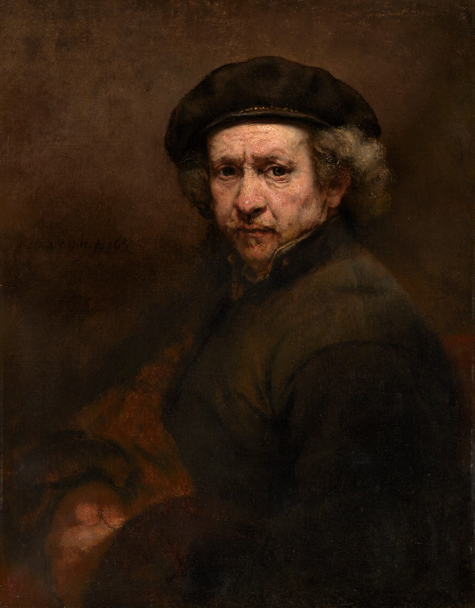 Autoritratto di Rembrandt - Rembrandt van Rijn | Riproduzione su tela