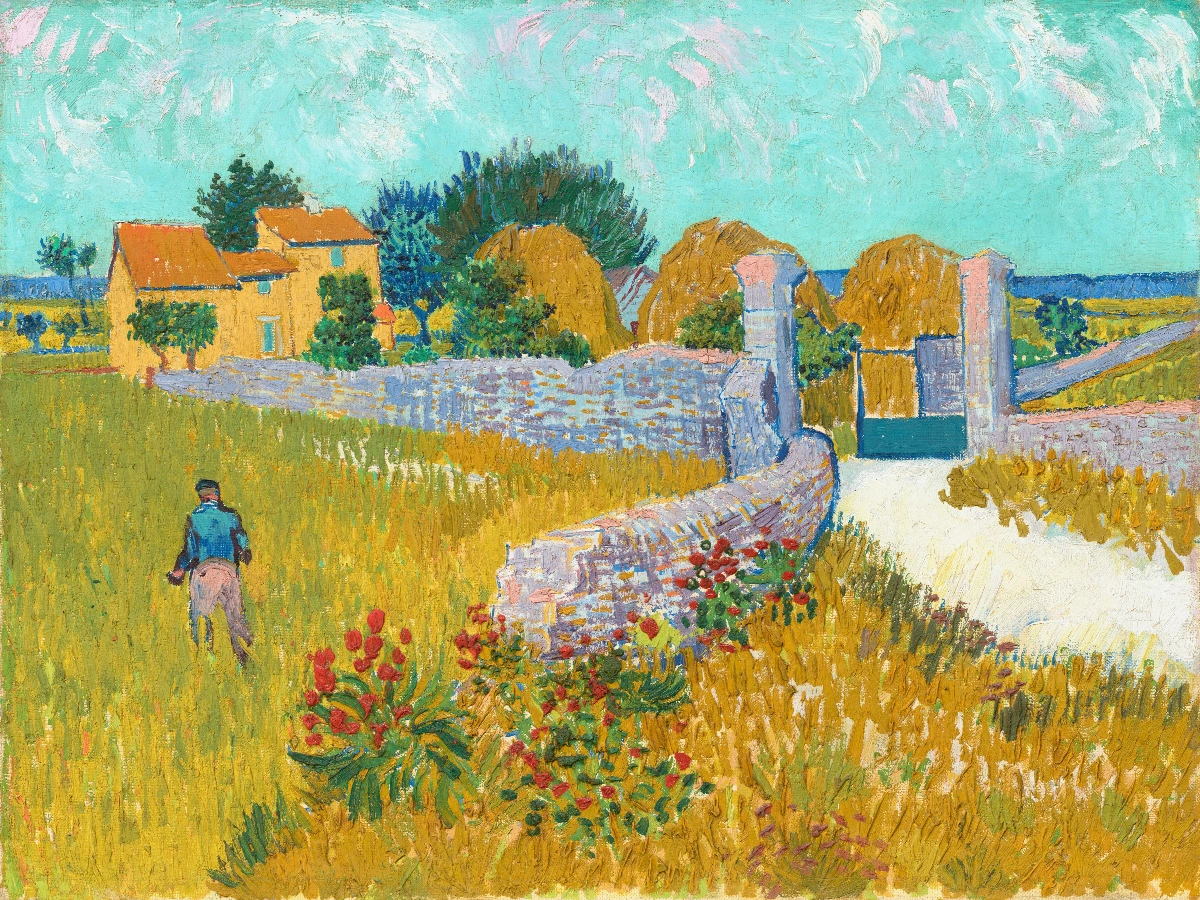 Fattoria in Provenza - Vincent van Gogh | Riproduzione su tela