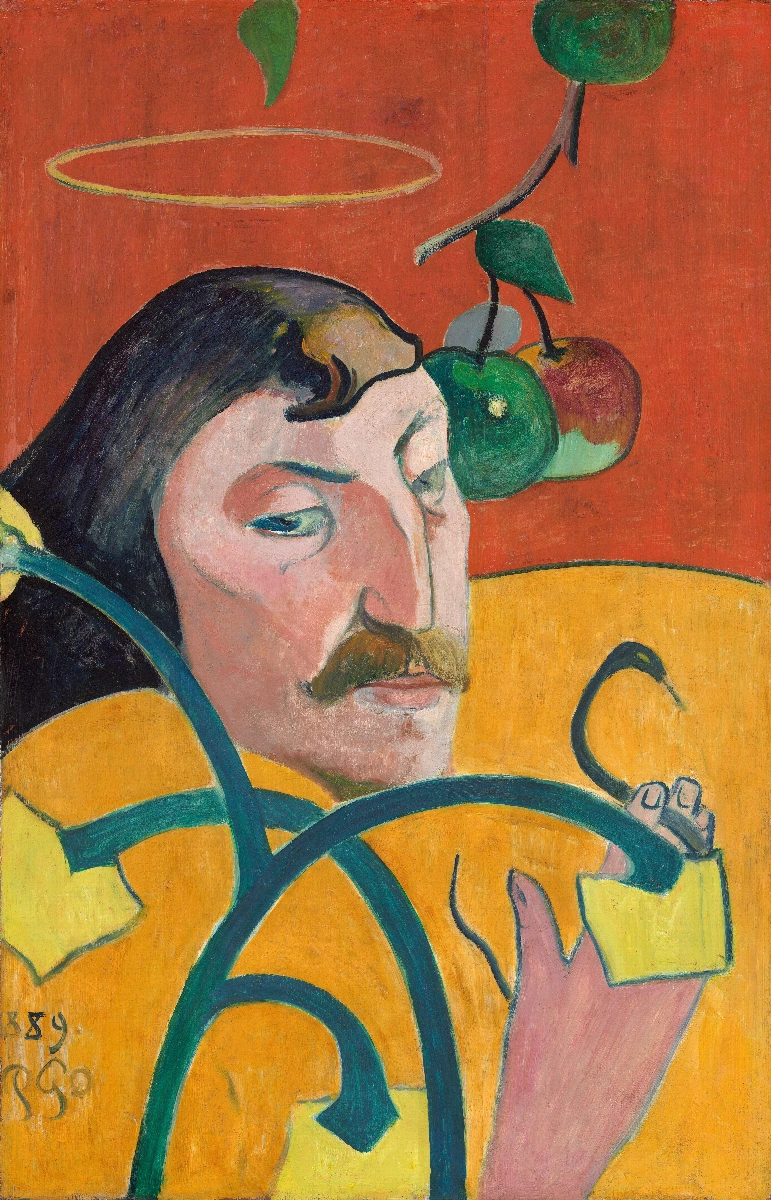 Autoritratto di Gauguin - Paul Gauguin | Riproduzione su tela