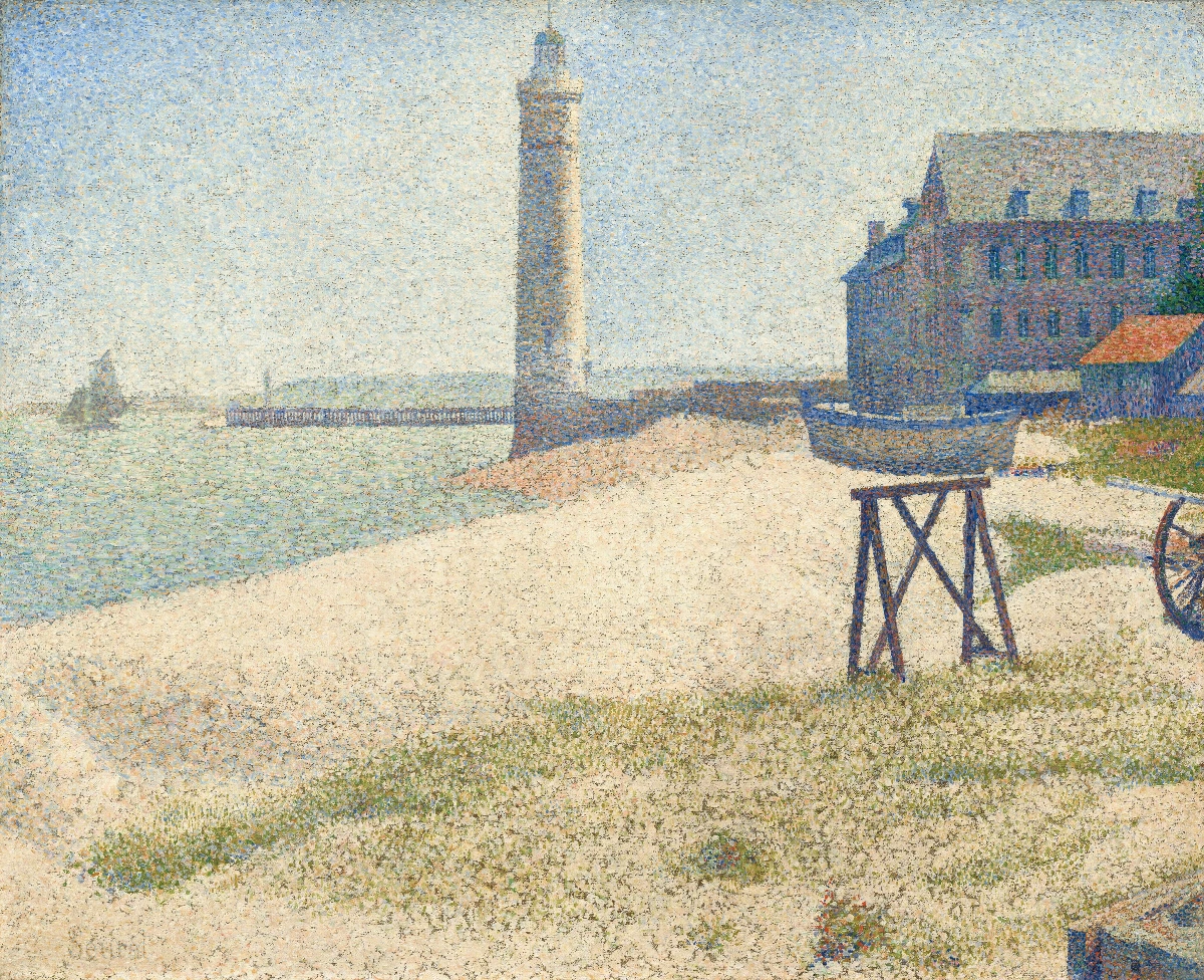 Il faro di Honfleur - Georges Seurat | Riproduzione su tela