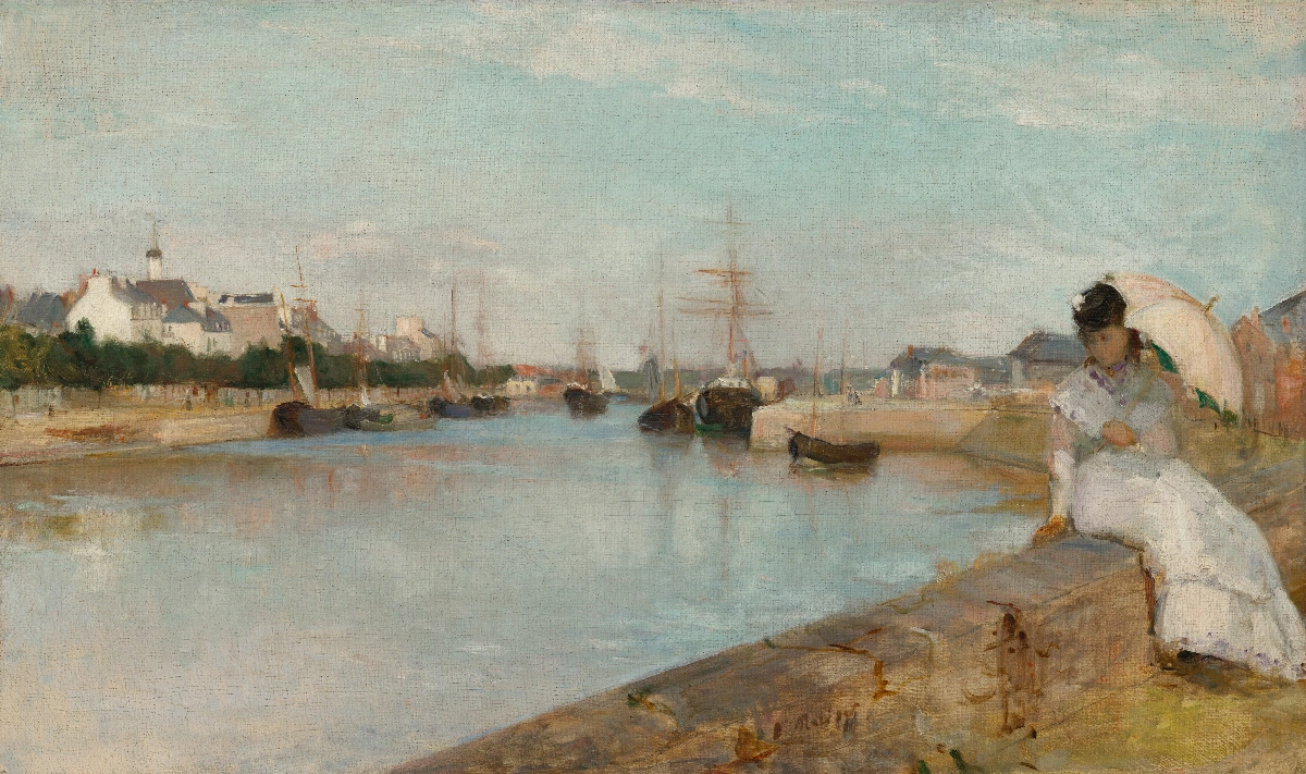 Il porto di Lorient - Berthe Morisot | Riproduzione su tela