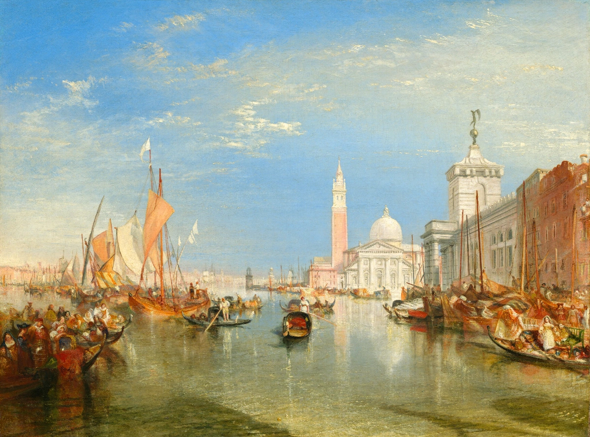 Venezia - La Dogana e San Giorgio Maggiore - Joseph Mallord William Turner | Riproduzione su tela