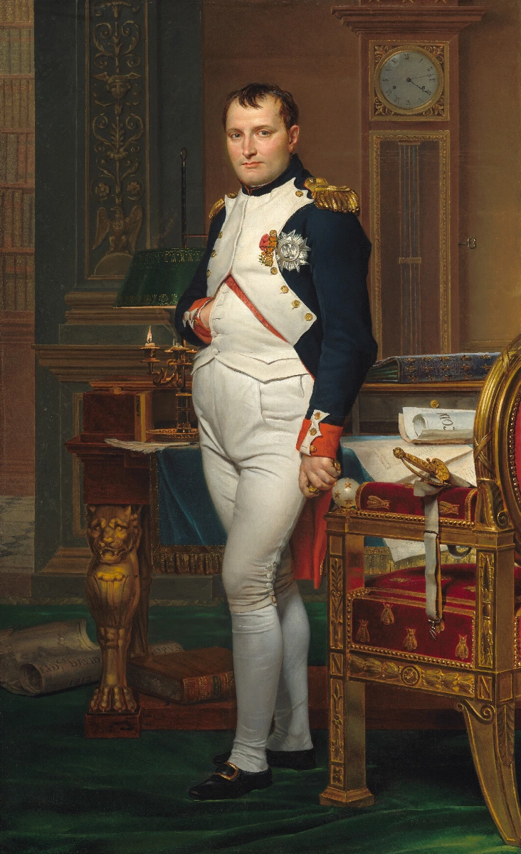 Napoleone nel suo studio alle Tuileries - Jacques-Louis David | Riproduzione su tela