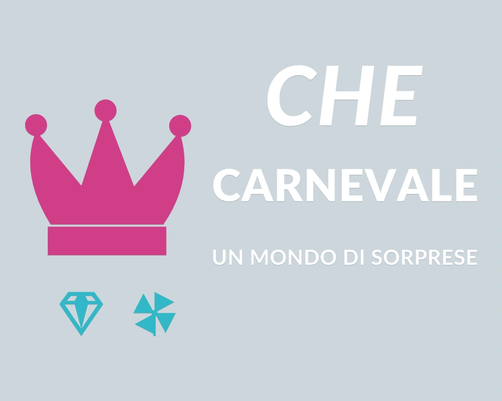 Cappello del giullare - Insegna laterale - CHE CARNEVALE | Adesivo vetrina prespaziato