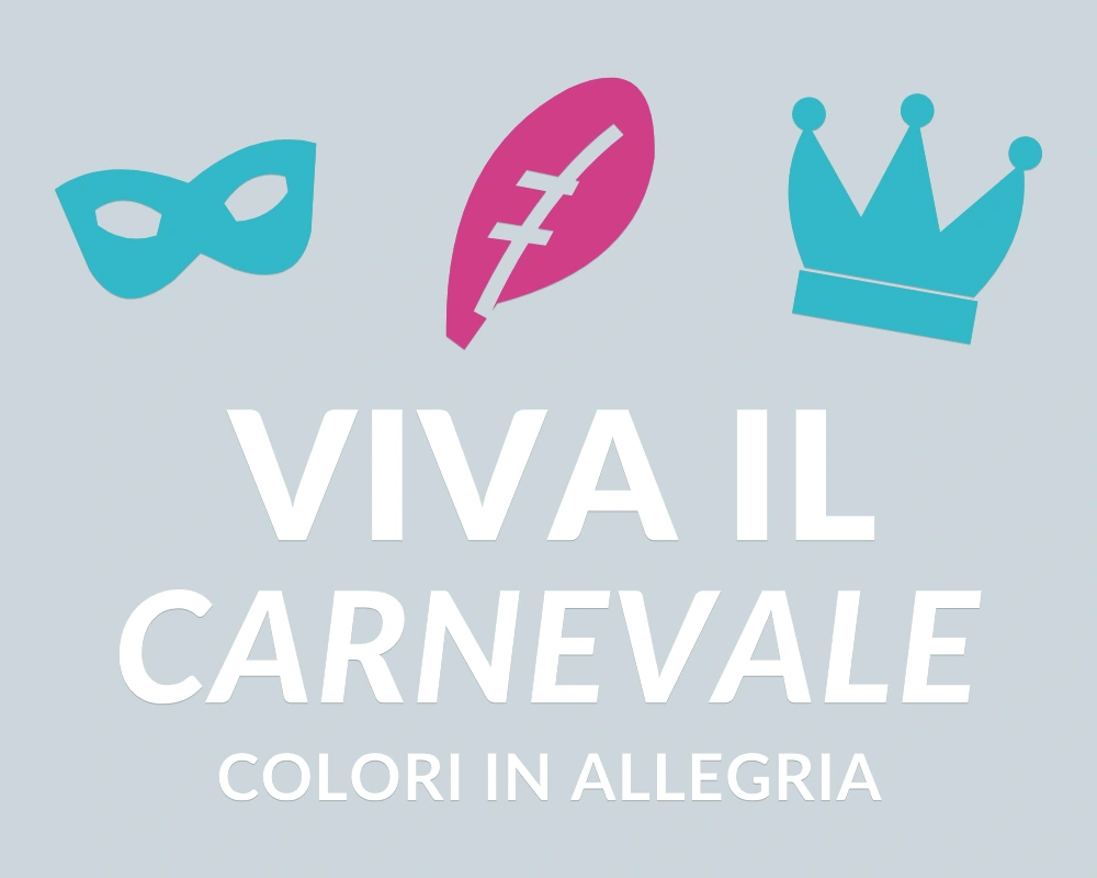 Piuma di festa - Trio decorativo - VIVA IL CARNEVALE | Adesivo vetrina prespaziato