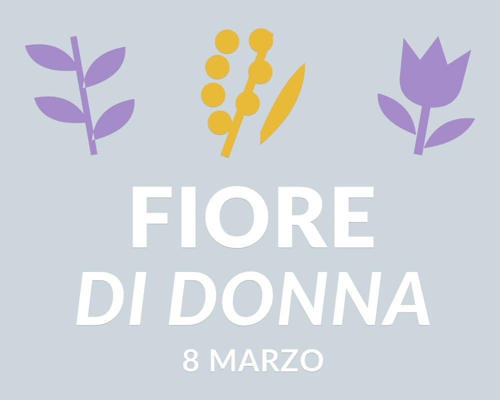 Ramo di mimosa - Trio decorativo - FIORE DI DONNA | Adesivo vetrina prespaziato