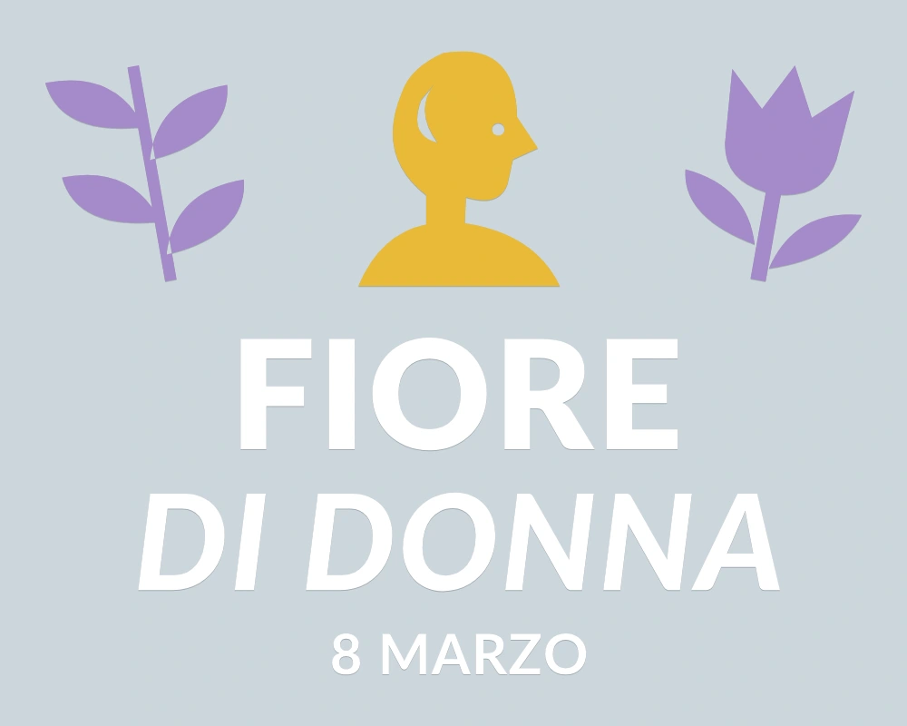 Profilo e pensieri - Trio decorativo - FIORE DI DONNA | Adesivo vetrina prespaziato