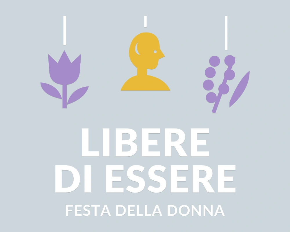 Profilo e pensieri - Pendenti in festa - LIBERE DI ESSERE | Adesivo vetrina prespaziato