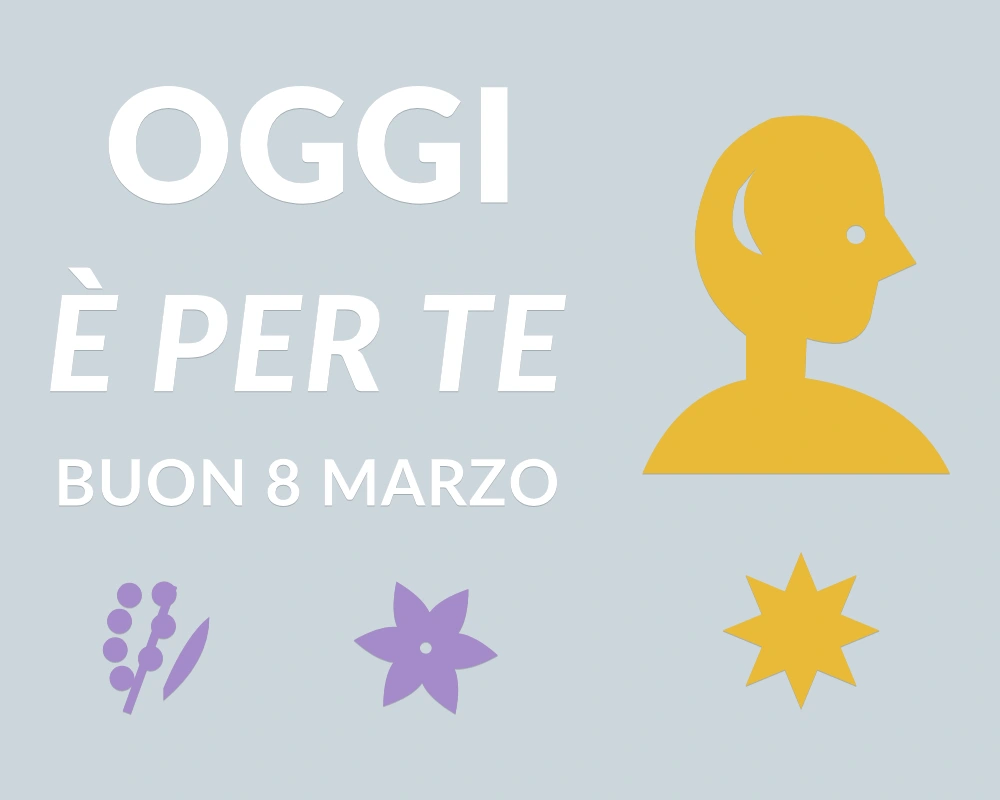Profilo e pensieri - Cornice asimmetrica - OGGI È PER TE | Adesivo vetrina prespaziato