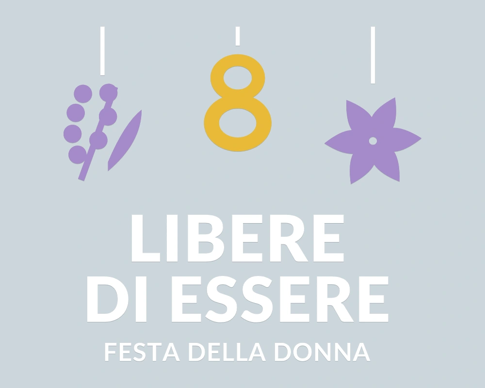 Otto di primavera - Pendenti in festa - LIBERE DI ESSERE | Adesivo vetrina prespaziato