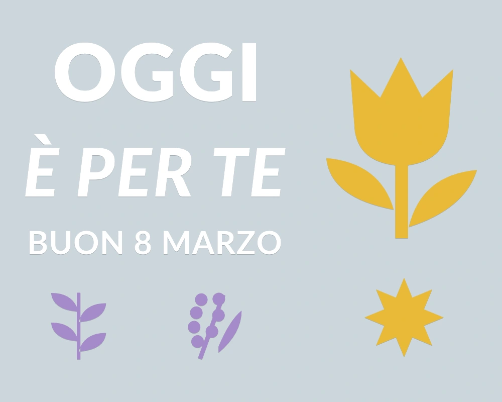 Tulipano in crescita - Cornice asimmetrica - OGGI È PER TE | Adesivo vetrina prespaziato