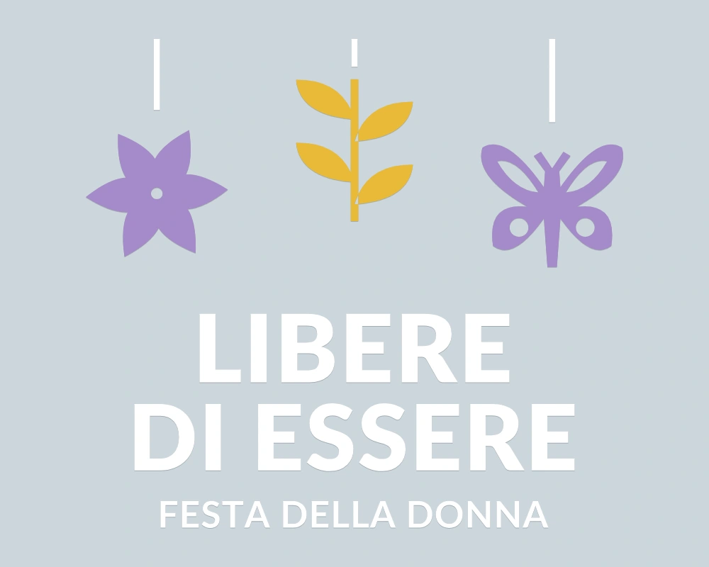 Ramo della rinascita - Pendenti in festa - LIBERE DI ESSERE | Adesivo vetrina prespaziato