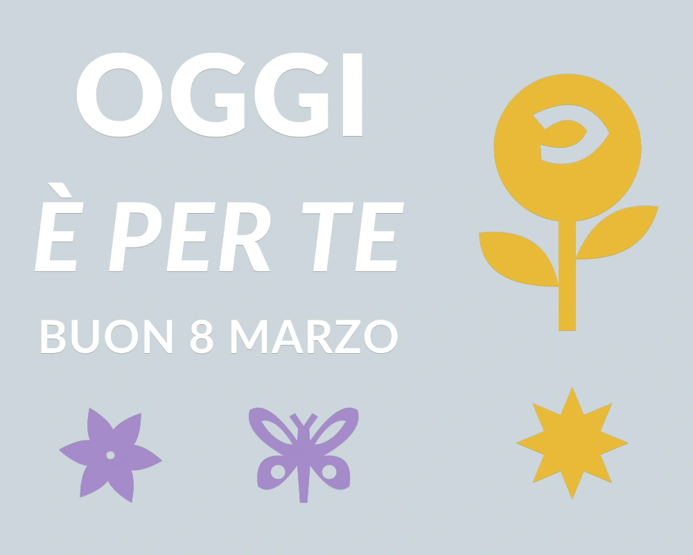 Rosa al femminile - Cornice asimmetrica - OGGI È PER TE | Adesivo vetrina prespaziato