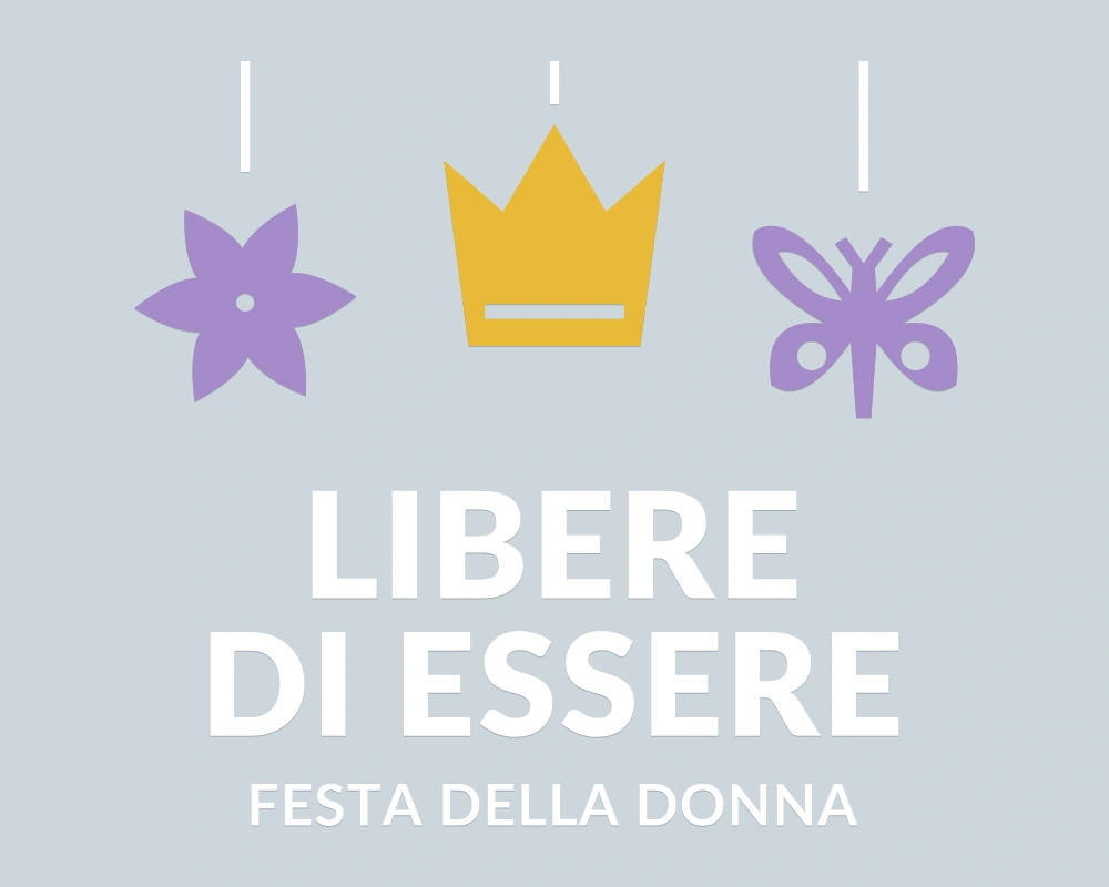 Regina ogni giorno - Pendenti in festa - LIBERE DI ESSERE | Adesivo vetrina prespaziato