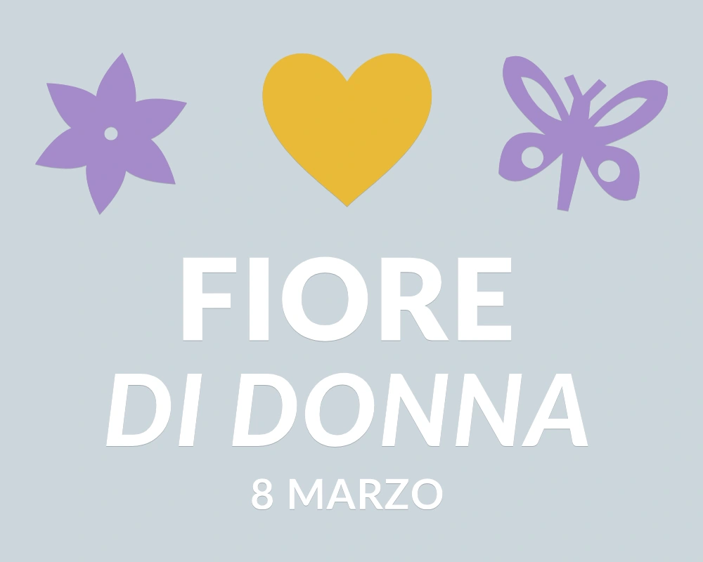 Cuore di primavera - Trio decorativo - FIORE DI DONNA | Adesivo vetrina prespaziato