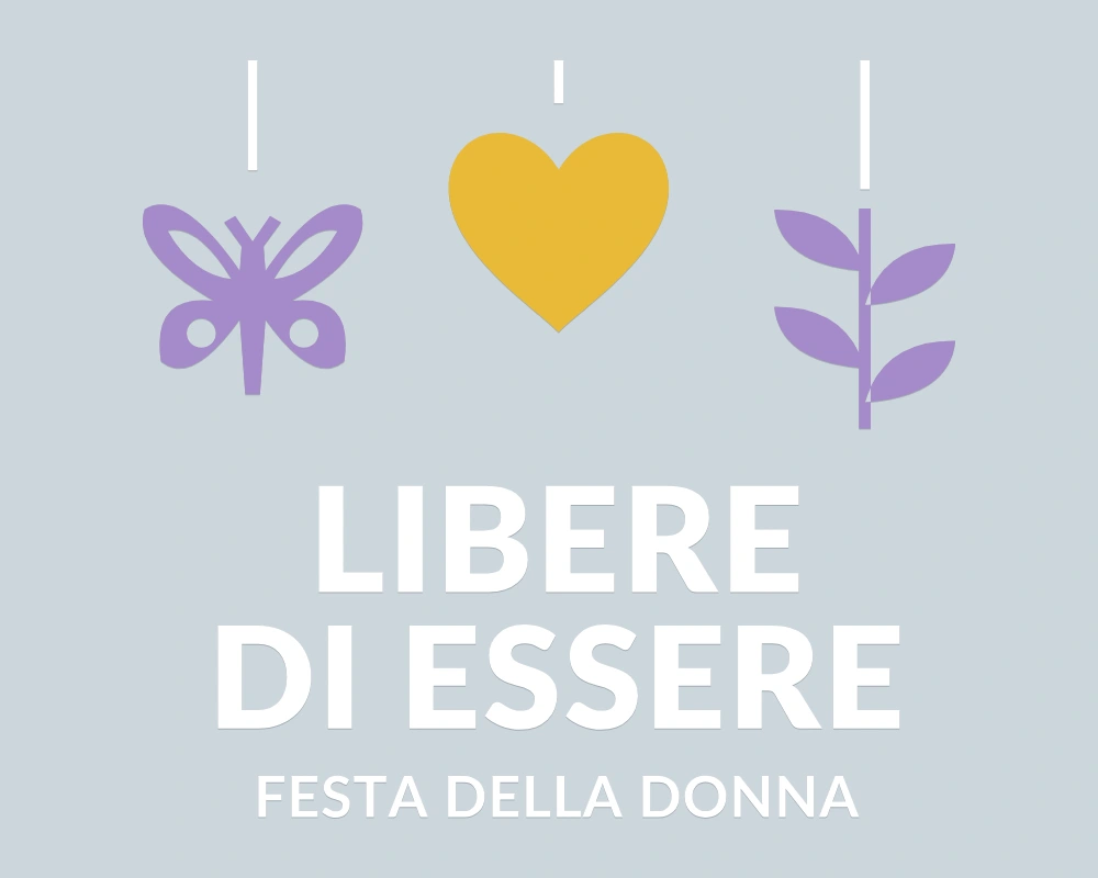 Cuore di primavera - Pendenti in festa - LIBERE DI ESSERE | Adesivo vetrina prespaziato