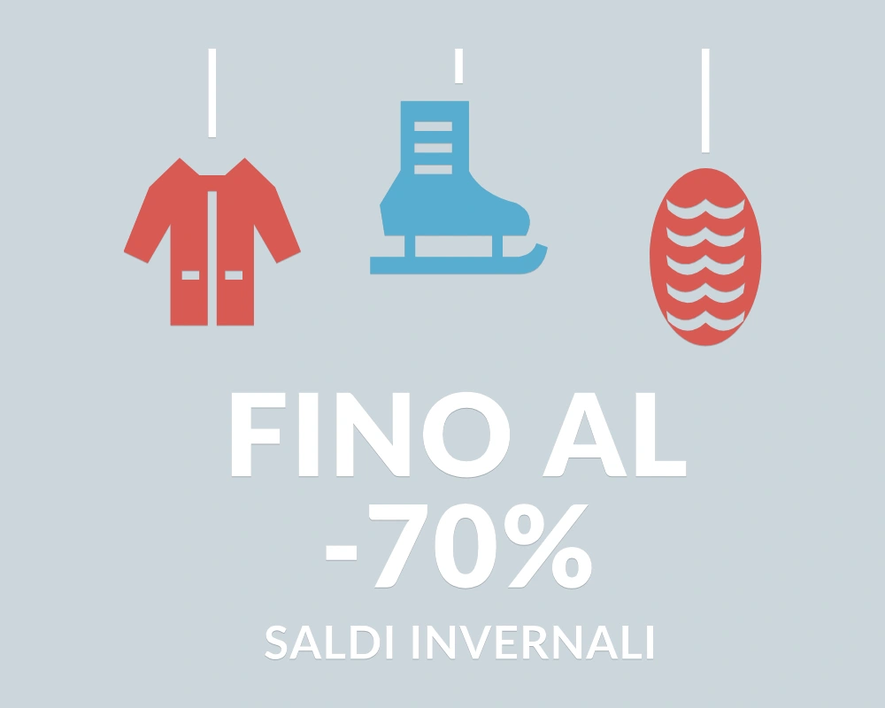 Pattino delle occasioni - Pendenti in festa - FINO AL -70% | Adesivo vetrina prespaziato