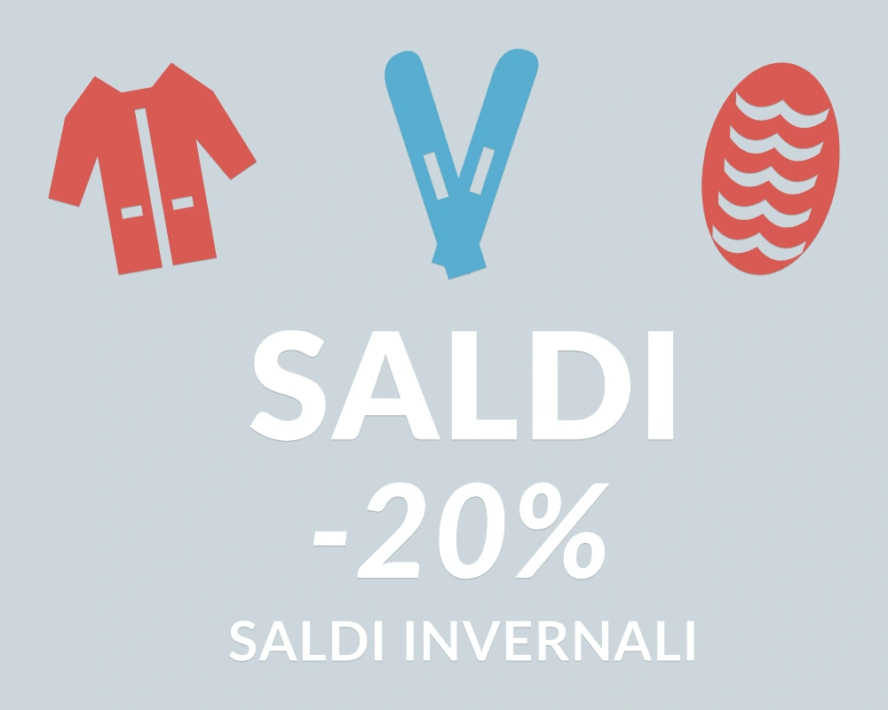 Sci del risparmio - Trio decorativo - SALDI -20% | Adesivo vetrina prespaziato
