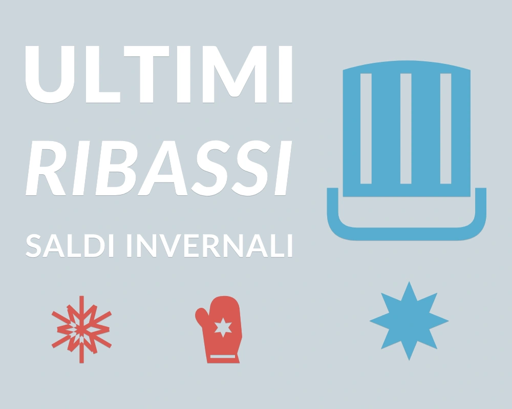 Slittino dei prezzi - Cornice asimmetrica - ULTIMI RIBASSI | Adesivo vetrina prespaziato