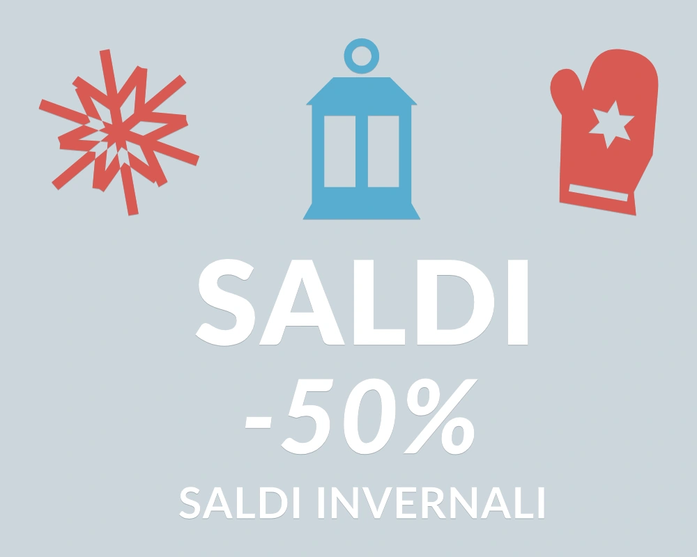 Lanterna delle offerte - Trio decorativo - SALDI -50% | Adesivo vetrina prespaziato