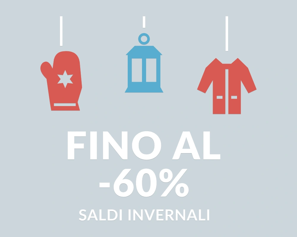 Lanterna delle offerte - Pendenti in festa - FINO AL -60% | Adesivo vetrina prespaziato