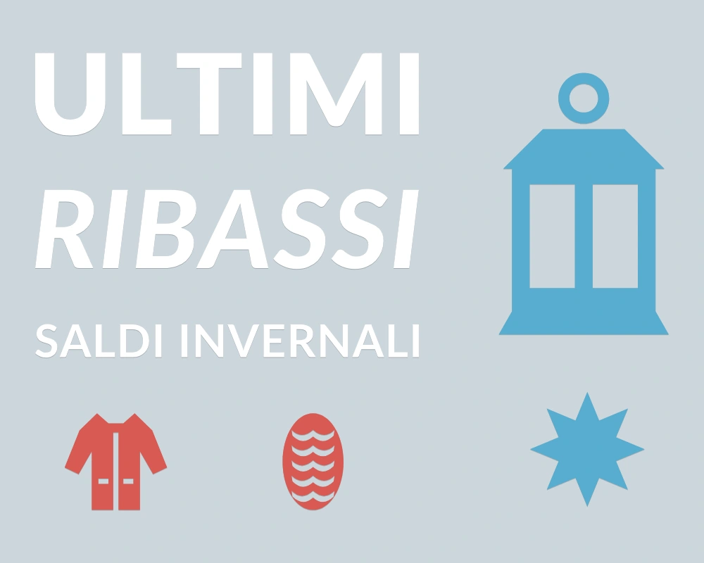 Lanterna delle offerte - Cornice asimmetrica - ULTIMI RIBASSI | Adesivo vetrina prespaziato