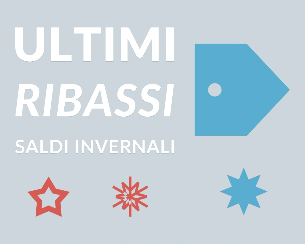 Cartellino ghiaccio - Cornice asimmetrica - ULTIMI RIBASSI | Adesivo vetrina prespaziato