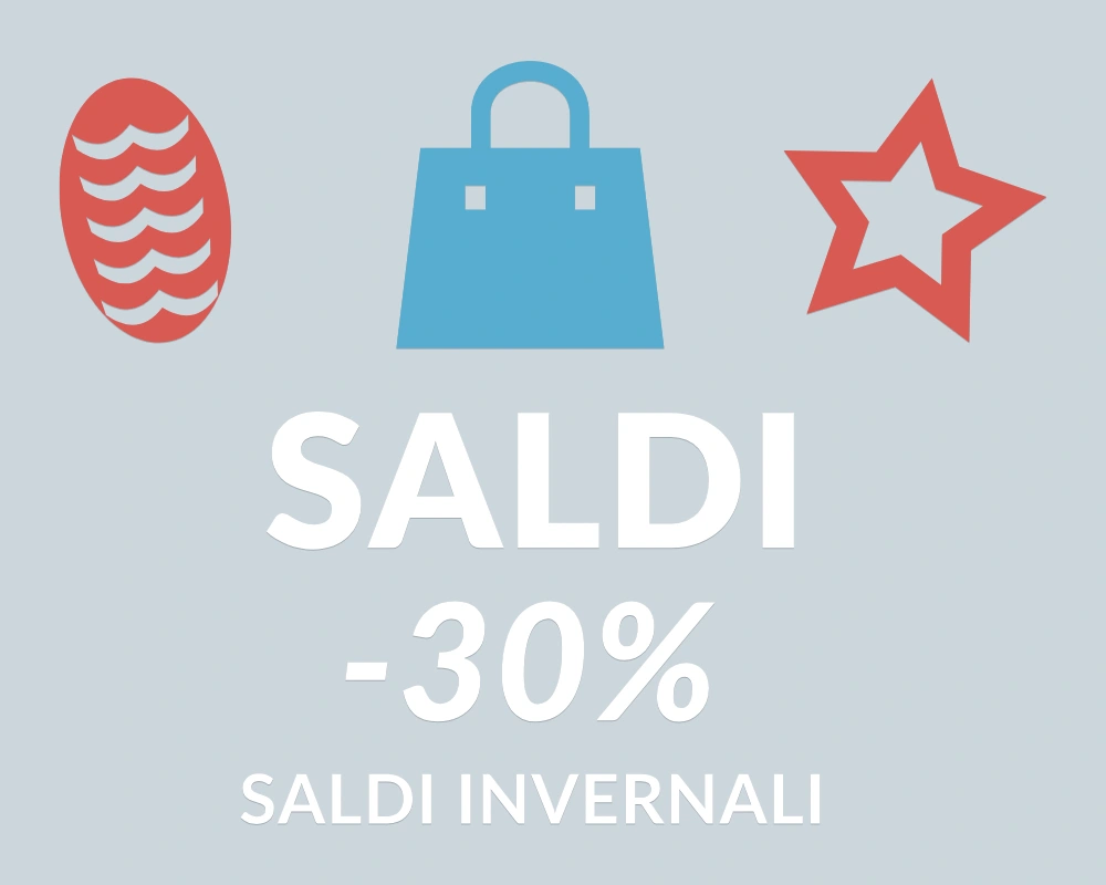 Shopping d'inverno - Trio decorativo - SALDI -30% | Adesivo vetrina prespaziato