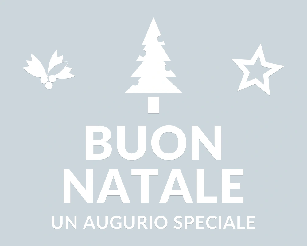 Abete traforato - Emblema centrale - BUON NATALE - disegno esatto; fondo di presentazione escluso