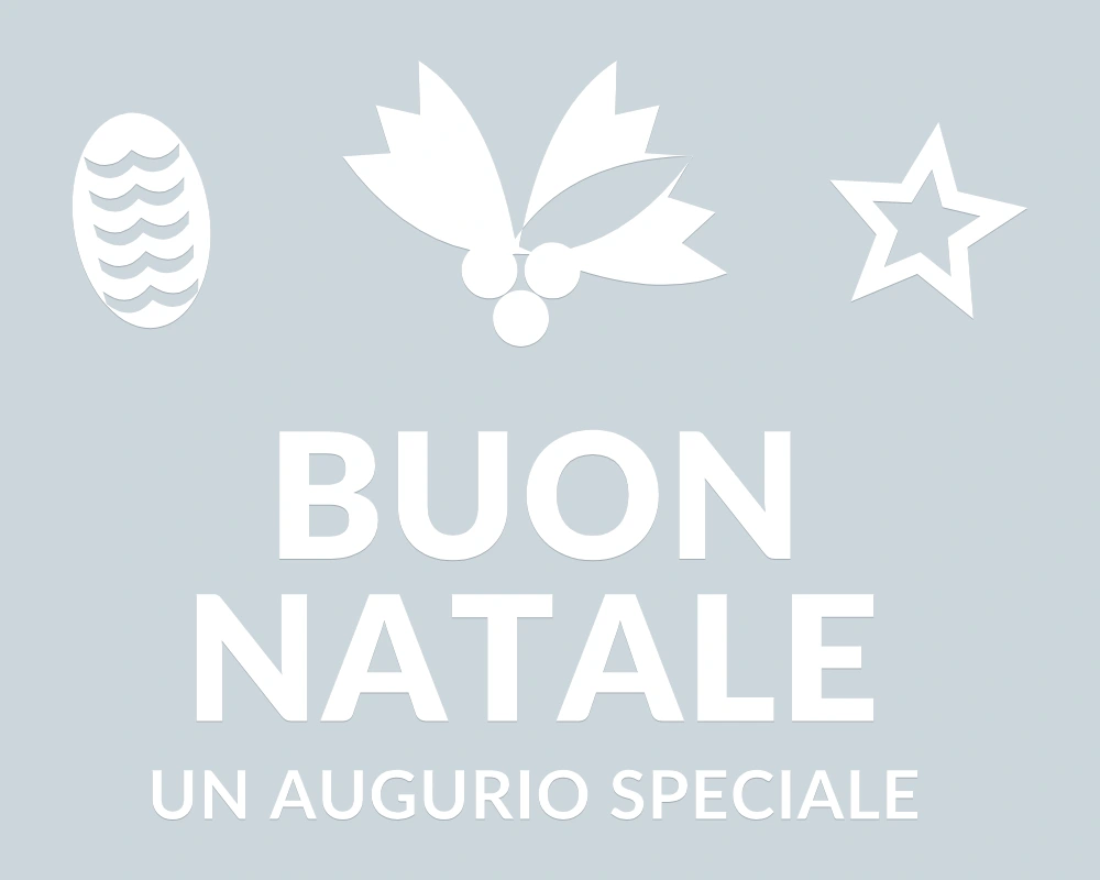 Agrifoglio e bacche - Emblema centrale - BUON NATALE - disegno esatto; fondo di presentazione escluso